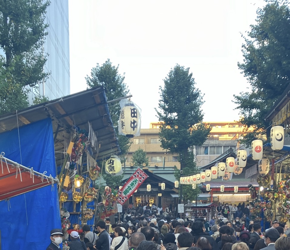 八王子市、酉の市、市守大鳥神社例大祭の参拝写真