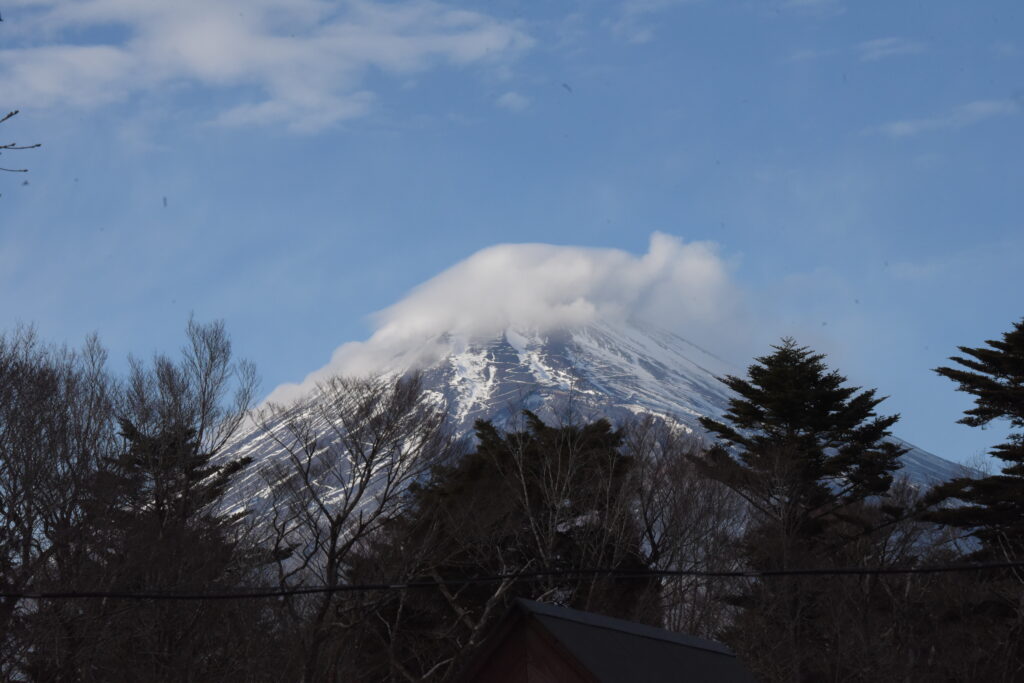 先日撮った富士山の写真