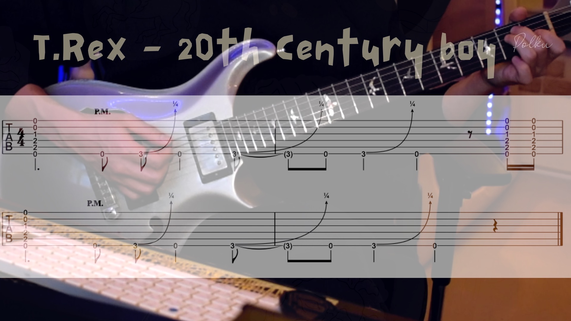 ギター T-rex A 初心者オススメ！「T.Rex - 20th Century boy」の定番リフギター