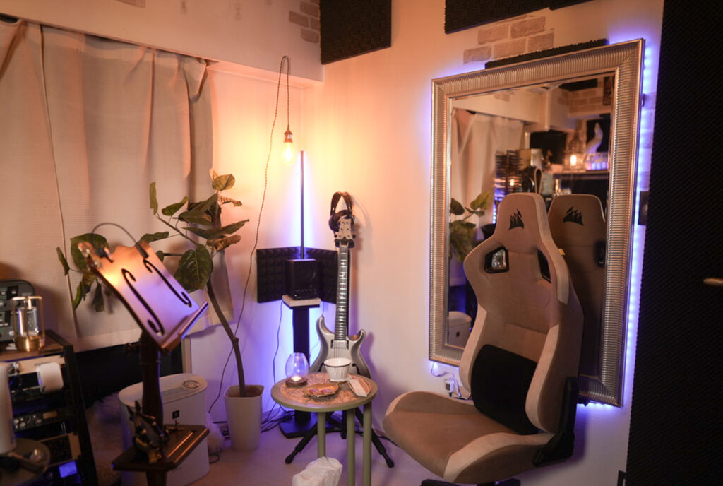 スタジオの中の写真